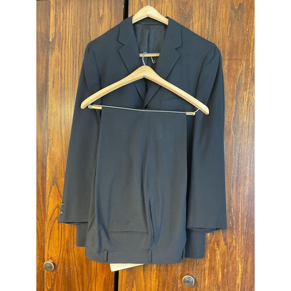 Other - Black Wool Blend Suit - 1962